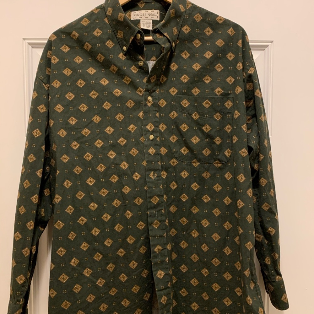 Vintage Crossings Button up